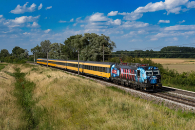 DPB 193 438 in Sierndorf an der March mit dem RGJ 1035