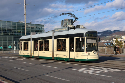 502 LINZ AG Linien  Freie Strecke  Linz Nibelungenbrücke  Railwayfans