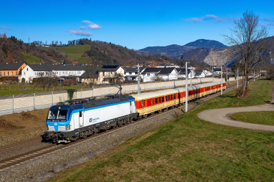 České dráhy 193 684 in Kleinstübing mit dem 17966