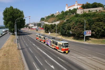 Dopravný podnik Bratislava 7939 in Bratislava Most SNP