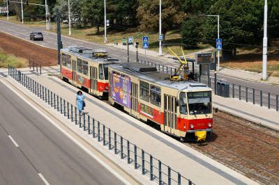 Dopravný podnik Bratislava 7939 in Bratislava Nad luckami