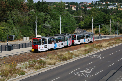 Dopravný podnik Bratislava 7955 in Bratislava Botanicka zahrada