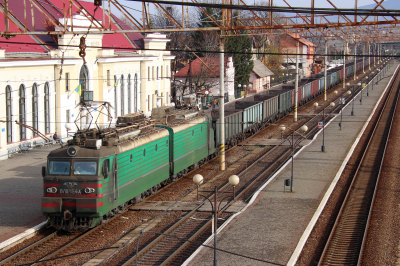 B/\\II-154A Ukrsalisnyzja (Ukrainische Eisenbahnen)  Freie Strecke  Mukatschewo  Railwayfans