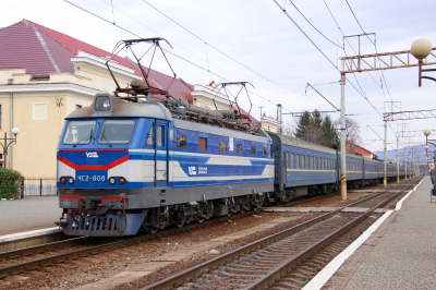 4C2-606 Ukrsalisnyzja (Ukrainische Eisenbahnen)  Freie Strecke  Mukatschewo  Railwayfans