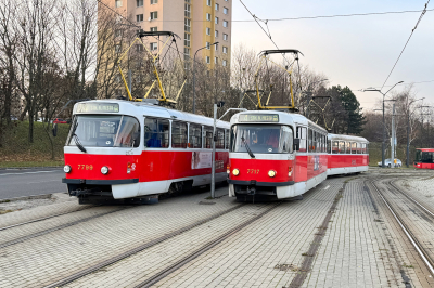 7717 Dopravný podnik Bratislava  Freie Strecke  Bratislava Pri krizi  Railwayfans