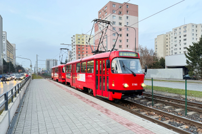 7795 Dopravný podnik Bratislava  Freie Strecke  Bratislava Drobneho  Railwayfans