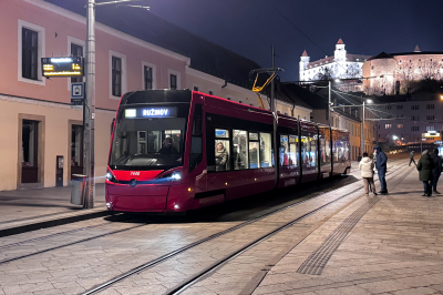 Dopravný podnik Bratislava 7440 in Bratislava Kapucínska