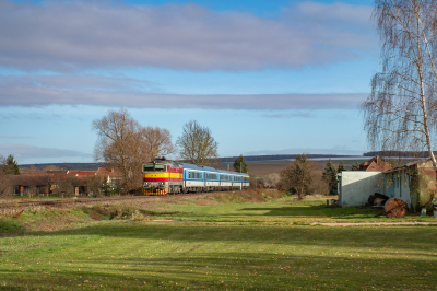 České dráhy 754 075 in Hradčovice