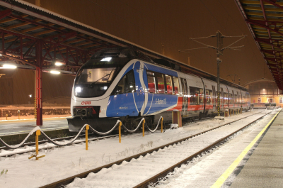 ÖBB 4024 012 in Selzthal mit dem REX 3902 