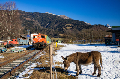 Verein Gailtalbahn 2060 069 in Kötschach-Mauthen