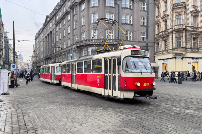 DPP 8511 in Praha Vaclavske namesti