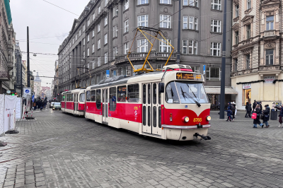 DPP 8765 in Praha Vaclavske namesti