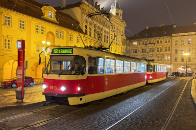 DPP 8413 in Praha Malostranske namesti