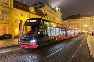 DPP 9216 in Praha Malostranske namesti