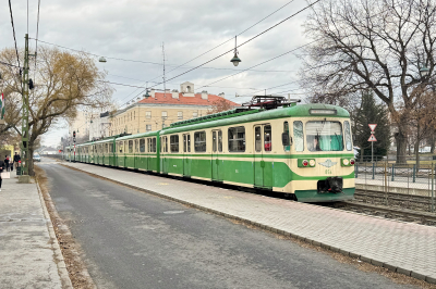 Budapesti Helyiérdekű Vasút 854 in Budapest Szent Imre ter