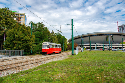 Tramwaje Śląskie 308 in Chorzowska