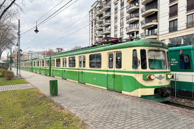 Budapesti Helyiérdekű Vasút 854 in Budapest Boraros ter