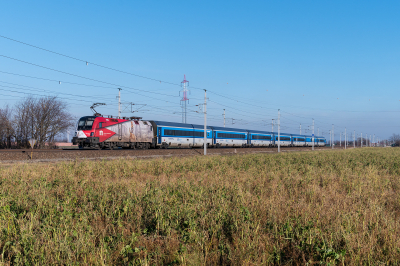 ÖBB 1116 200 in KG Süßenbrunn mit dem Railjet 256