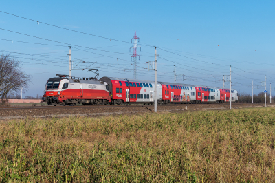 ÖBB 1116 181 in KG Süßenbrunn mit dem REX 1