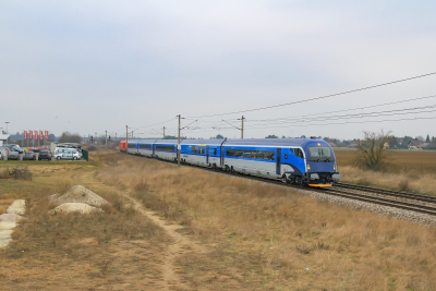 České dráhy 8091 001 in Hauptstraße mit dem SPROB 97653