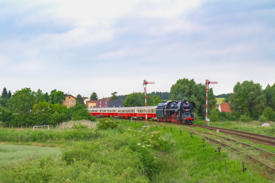 ŽSR – Eisenbahnmuseum der Slowakischen Republik 498 104 in Graupen