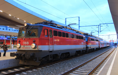 ÖBB 1142 673 in Graz Hauptbahnhof