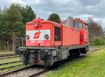 2067 090 1.öSEK  Freie Strecke  Eisenbahnmuseum Heizhaus Strasshof, Sillerstraße  Railwayfans