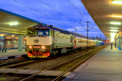 České dráhy 749 264 in obvod Praha 5
