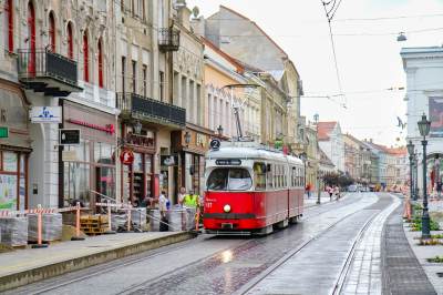 MVK 197 in Széchenyi István utca