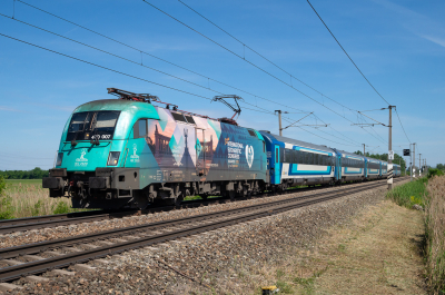 470 007 MÁV-START Ostbahn | Wien Hbf - Hegyeshalom Freie Strecke EC 144 Gramatneusiedl  Railwayfans