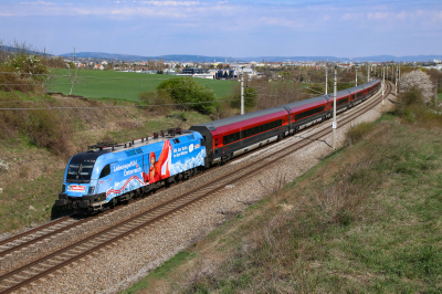 1116 233 ÖBB  Freie Strecke RJ 535 Neu-Guntramsdorf  Railwayfans