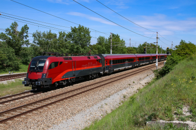 1116 240 ÖBB  Freie Strecke Rj 268 B9  Railwayfans