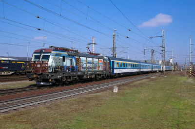 193 568 České dráhy  Ostrava hl.n. EC 142 Bahnhofsbild  Railwayfans