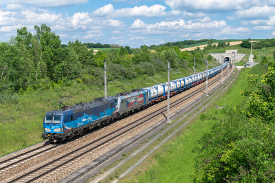 393 001 CD Cargo  Freie Strecke  Perschling  Railwayfans