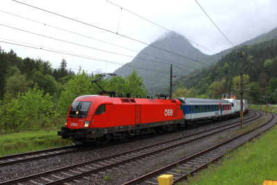 1116 101 ÖBB Gesäusebahn Gstatterboden  Bahnhofsbild  Railwayfans
