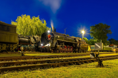 ŽSR – Eisenbahnmuseum der Slowakischen Republik 475 196 in Rušňová