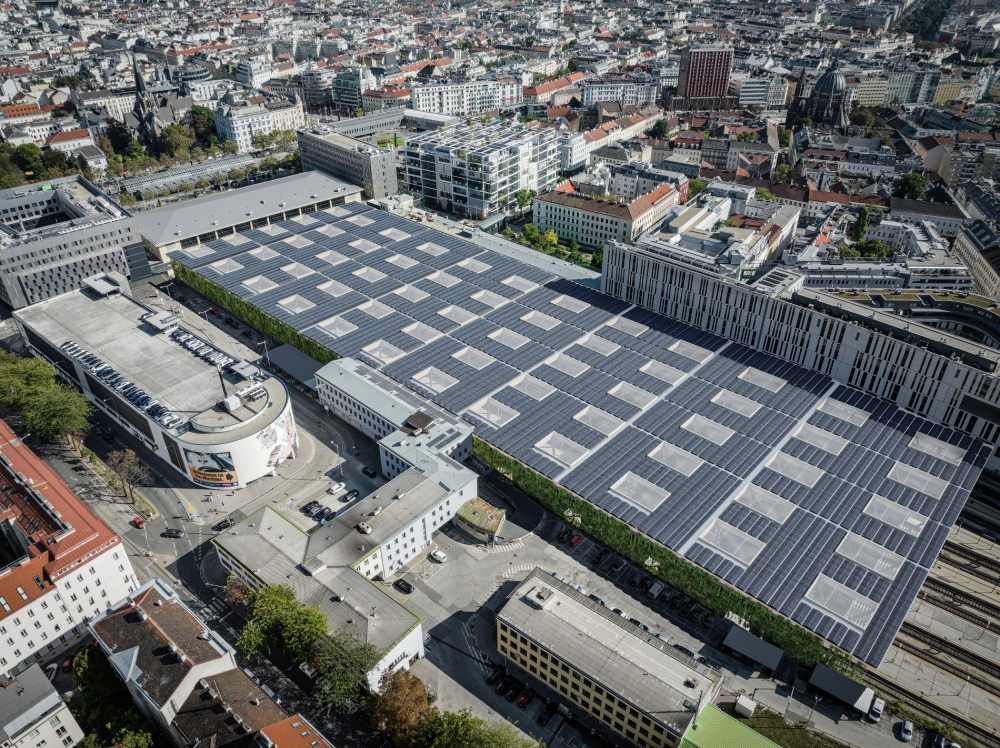 Wiener Westbahnhof bekommt Solarpanele